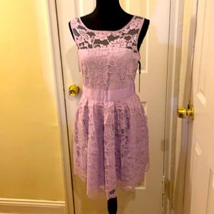 BB Dakota Lacey No Sleeve Dress in Violet